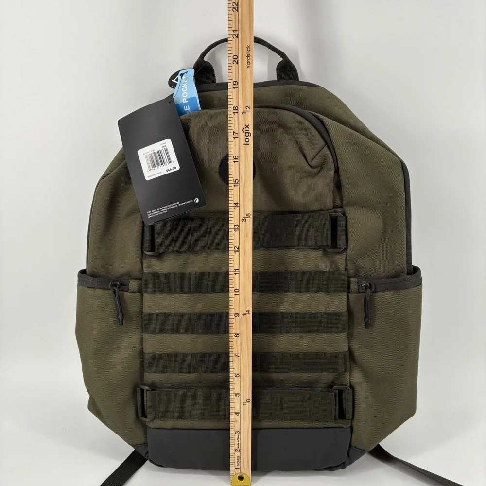 NWT Hurley 50-50 Backpack OS Olive Green Tactical Laptop Sleeve Gorpcore Utility